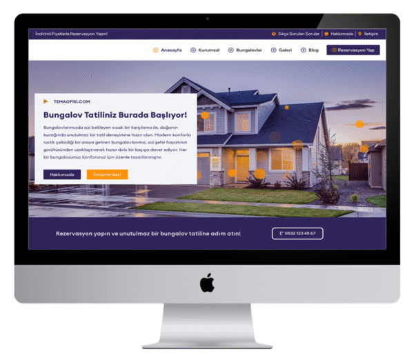 Bungalov Kiralama Web Sitesi