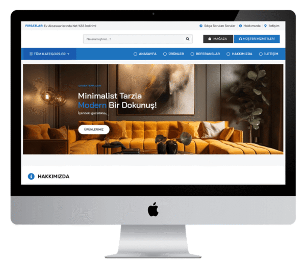 Ürün Tanıtım Web Sitesi