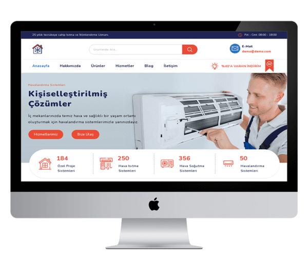 Ürün Tanıtım Web Sitesi