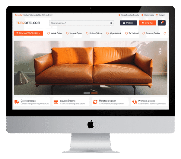 Mobilya Satış Sitesi Tasarımı