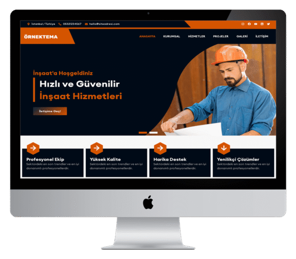İnşaat Web Site Tasarımı v1